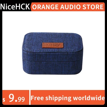 Нов висок клас платно калъф NiceHCK за слушалки, преносима кутия за съхранение на слушалки, чанта за омекотяване на кабела, аксесоар за LZ A6/MK3