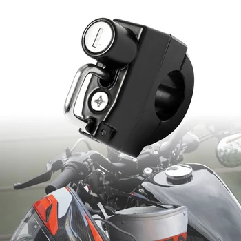 22 мм, 25 мм и Универсален Мотоциклет Шлем Заключване на Кормилото За Управление на Мотоциклети Рамка Тръба С 2 Ключове Moto Anti-thief Безопасност Заключване Интимни Аксесоари
