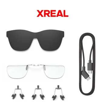 аксесоари за очила XREAL Air Air 2 Pro Smart AR, Тампон За носа, Качулка За Очила, Кабел за пренос на данни с дължина 1,2 М, Рамки За Очила От Късогледство