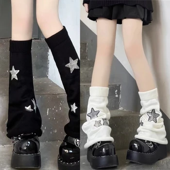 Дамски Плетени Гети Със Звездите, Японски Свободни Чорапи в стил Лолита