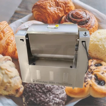 Вертикален двухскоростной търговска спирален миксер за тесто за хляб тестомес за пица Автоматична тестомесильная машина за месене брашно