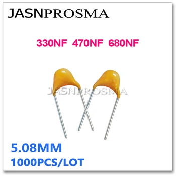 JASNPROSMA CT4 стъпка 5,08 mm Монолитна керамичен кондензатор 1000ШТ 50V 330NF 470NF 680NF 10% K 20% M 334 474 684 0,33 ICF 0,47 ICF
