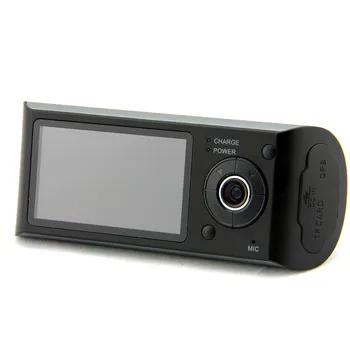 Място на таблото с резолюция 1280 x 480, 2 7 Автомобила, Камера за автомобил на видеорегистратора, видео Рекордер, G-сензор, GPS, Камера с двойна леща, автомобилни dvrs