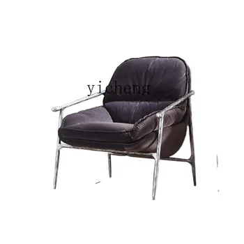 XL Единична разтегателен ръчно коване от ковано желязо с възможност за сгъване на облегалката, ретро Бархатное стол за почивка