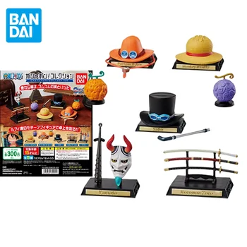 Аниме-фигурка Bandai One Piece Gashapon, подпори от колекцията Play Devil Nut, украса 01, играчки-фигурки за деца, подарък