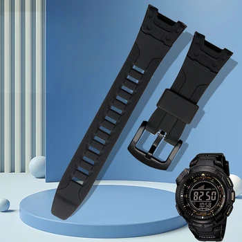 Часовници Casio PROTREK PRG-110Y/C/PRW-1300Y/PRG-130Y/PRW-1500Y мъжки силиконов каишка за часовник от смола аксесоари каишка за часовник безплатен инструмент