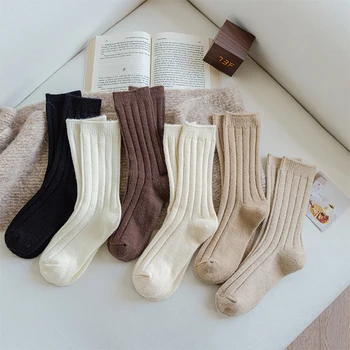 Дишащи кашемирово-вълнени Чорапи, Есен-зима, изолирана Топли чорапи, Нови Чорапи, Дамска мода, обикновена термоноски Harajuku