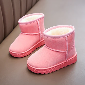 Зимни Зимни обувки; Детски нескользящая Ежедневни дамски обувки; Зимни обувки; Дамски Топли плюшени обувки със средна дължина