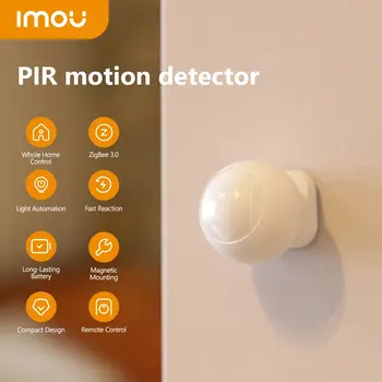 IMOU Zigbee Smart Mini PIR Детектор за Движение, Дистанционно Управление, Автоматизация на Осветление Устойчив на Батерията на Дистанционното Управление Smart Life