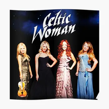 Celtic Woman Tour 2016 Плакат рисувани Стенни Ретро декор Художествена зала Декорация на дома Забавна съвременна живопис без рамка