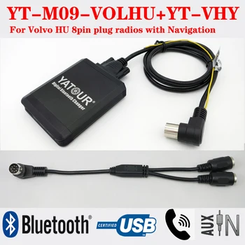 Гореща разпродажба Yatour Qualcomm Bluetooth USB MP3 с притежателя на телефонно обаждане за Volvo C70, S40, S60 V40 V70, XC70