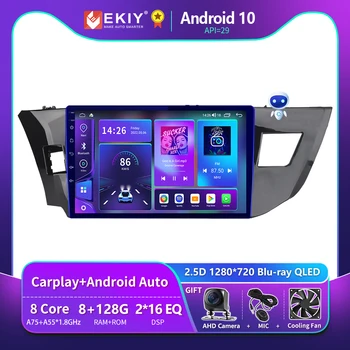 EKIY T900 Android Радио За Toyota Corolla Levin Ralink 2013 2014 2015 2016 2017 2018 2018 Мултимедиен Плейър GPS Navi Стерео CarPlay