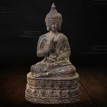 Колекция ретро-старинни занаяти от месинг, бронз, Буда, Тибетски Буда