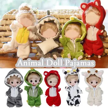 Нова мини-кукла 1/12, скъпа пижами, дрехи за кукли OB11, дрехи за животни, аксесоари, играчки за куклен театър, подарък за момичета