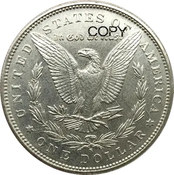 1886-те години Съединените Щати на Америка На 1 Однодолларовая Копие Долара Морган От Мелхиор Със Сребърно покритие