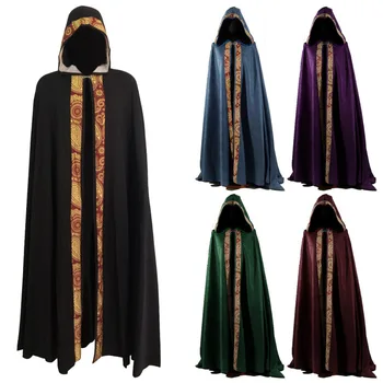 Костюм на Монах-свещеник за cosplay, Религиозен Дъждобран Свети, мъжки ряса свещеник, костюми за Хелоуин