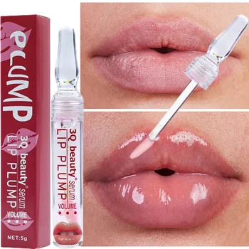 Серум-гланц за устни незабавни действия, хидратиращи, разглаживающая фини бръчки, продължително действие на хранителен етерично масло Секси Beauty Lip Care Oil Essence