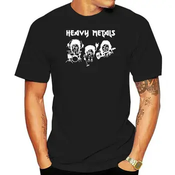 Мъжка тениска с тежки метали, на хладно градинска дрехи, хип-хоп химия, Периодичната таблица, рок-нол, музика, физика, биология, пънк-тениска мъжка тениска