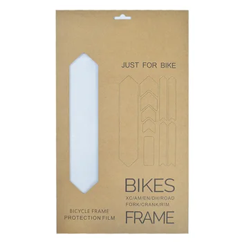 1 Комплект защитно фолио за рамки на велосипеди, стикери против надраскване, прозрачен, невидим, устойчиви на надраскване украса за езда