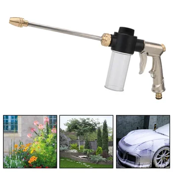 Нов препарат за почистване на автомобили с високо налягане, разбрызгиватель пенной вода, градински маркуч, пистолет вода за градината, Метален инструмент за пръскане на вода