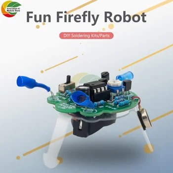 Комплект а фоточувствителни на мобилен робот светулка САМ съраунд опашката дишаща лесен забавен и електронен образователен обучение