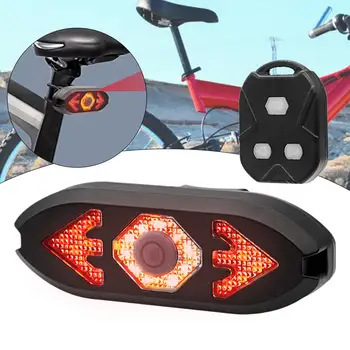 Задна светлина под наем, USB зареждане, висока яркост, водоустойчив, с клаксоном, Антикоррозийный указател на завоя, аксесоари за велосипеди