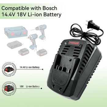 18 3A Литиево-йонна батерия зарядно устройство за Bosch BAT609 BAT609G BAT618 BAT618G AL1860CV AL1814CV AL1820CV 14,4 18 НА батерията