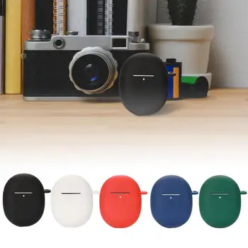 Силиконов калъф за слушалки Google Pixel, меки на пипане калъф за безжични слушалки Син Зъб, преносим калъф за слушалки, аксесоари