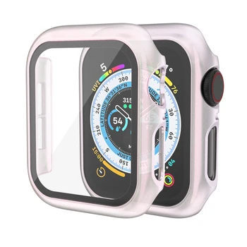 Защитно фолио за дисплея на Apple Watch 45 мм 41 мм 44 мм 40 мм 42 мм, 38 мм, Калъф за smart часа с пълна Броня за Iwatch Серия 9 8 7 SE 6 5 4 3