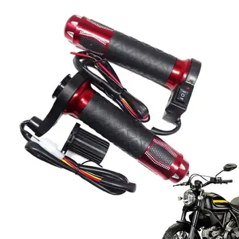 Универсални писалки с топъл Комплект электрообогревающих дръжки за мотоциклети 12V За ремонт на ръчно набиране Поставяне Электрообогрева Кормила в студено време