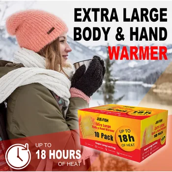 10шт Универсален Стикер-Топло за тялото И краката 18 часа на Топлинна Помощ Безопасна Топла Паста за ръце и Крака Тампони С Топъл Стелки Зима