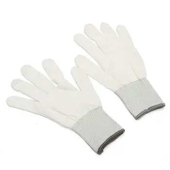 Чифт удобни трайни памучни ръкавици, инструменти за прилагане на оцветяването на автомобил, винил, ръкавици за работа на открито.