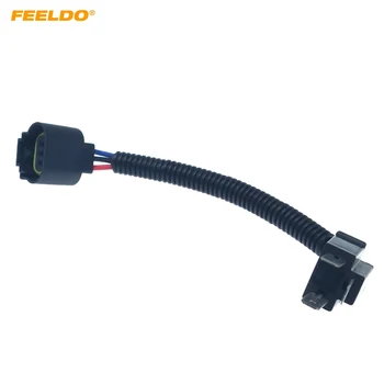 FEELDO 1 бр. автомобилна крушка, адаптер за контакта крушка H13-21 H4-11, жак за свързване на кабел, led фарове HID