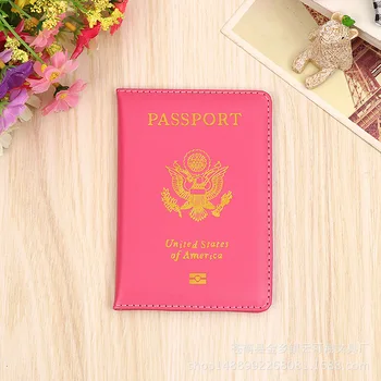 Корици за паспорти на САЩ, защитен калъф за пътни карти, титуляр на сертификата за самоличност, за мъже и жени