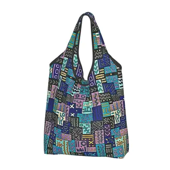 Множество Пазарска чанта без йероглифи, дамски чанти-тоут, преносими чанти за пазаруване с модел на Древен Египет