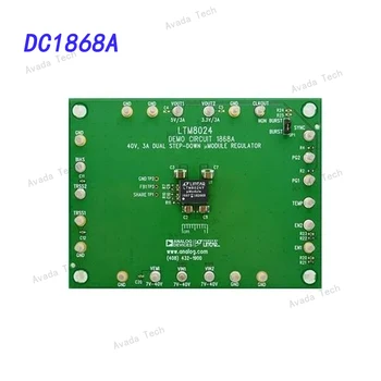 Avada Tech DC1868A Инструменти за разработка на чипове за управление на захранването LTM8024 DemoBoard, 40-инчов модул Dual3.5A