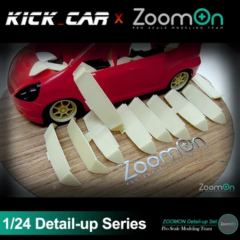 ZoomOn Z007 1/24 Модел автомобил Vtec OEM Spoiler Detail-up set Модел Автомобил Комплект Превозни Средства с Ръчно изработени