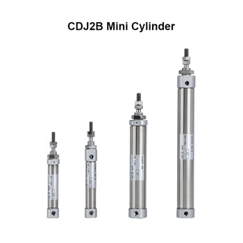 Пневматичен въздушен цилиндър серия CJ2 CDJ2B Мини-цилиндър от неръждаема стомана с единно действие Диаметър 6/10 мм Ход 10/15/20/25/.../200 мм
