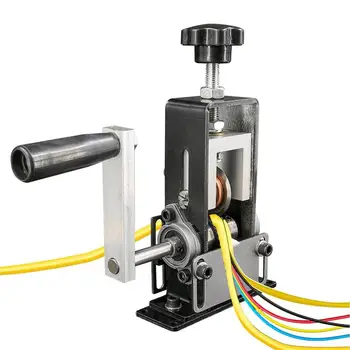 Ръчно ротационен инструмент за източване на кабели, професионален инструмент за източване на кабели, машини за рязане на кабели с диаметър 1-25 мм, с ръчно кривошипной машина за източване на кабели
