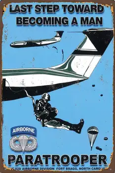 Парашутист 82-ра въздушнодесантна дивизия - Последната стъпка Към това Да се Превърне в Мъж, с Набирането плакат 8 