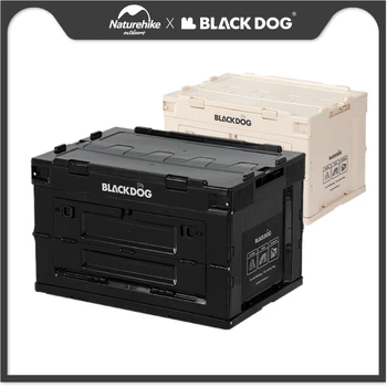 Naturehike-Blackdog За нощуване на открито, сгъваема кутия за съхранение, 50 л, Кутия за съхранение с голям капацитет, Портативен бюрото за къмпинг, Туристическа екипировка