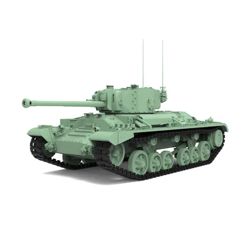 SSMODEL SS76557 V1.7 1/76 Комплект военни модели на British Валънтайн.XI пехотен танк Mk.III