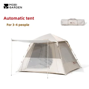 Моби Garden Къмпинг палатка Автоматична моментна Семейна палатка Всплывающая палатка Лесна настройка Защита от uv Плажен пикник на открито