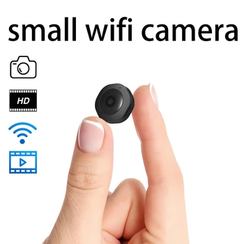 Мини IP Камера HD 1080P Covert Small Nanny Cam Video Voice Recorder Вътрешна Преносима Камера за Видеонаблюдение за Дома и Офиса