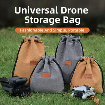 Чанта за носене, чанта за съхранение на преносим прахоустойчив пътен калъф, съвместим с аксесоари за дистанционно управление дроном DJI Air 3 Mini Pro 3
