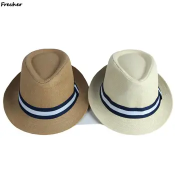 Английски филц шапки в ретро стил, Джентльменская Шапка от слънцето, мъжки Плажни джаз шапки, Лятна Класическа Уводна част, Сватбени шапки от слънцето, Панама, за да се изяви