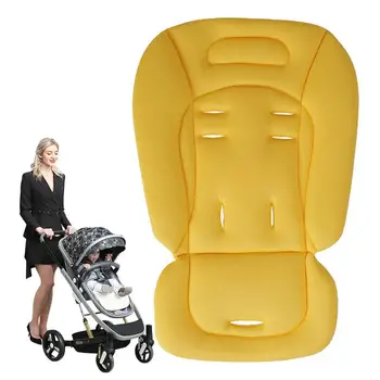 Възглавница за детска количка, подложка за количка и седалка, Дишащ памук, Грязеотталкивающие, Миещи Регулируеми Универсални втулки за седалки