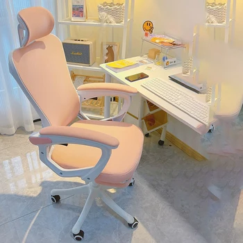 Ожидающее Мобилно стол за почивка с облегалка Rose стол-скрин Компютърни столове Дизайнерски козметични стол-бюро Мебели за дома