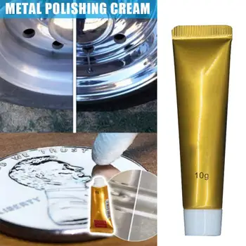 10 г крем-нож за полиране на метал, восъчни огледало, паста за полиране на метал, керамика, неръждаема стомана, часовници, средство за премахване на ръжда