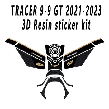 За Yamaha Tracer 9 Tracer 9GT 2021 2022 2023 Аксесоари за мотоциклети Тампон на резервоар за 3D гел Набор от стикери от епоксидна смола